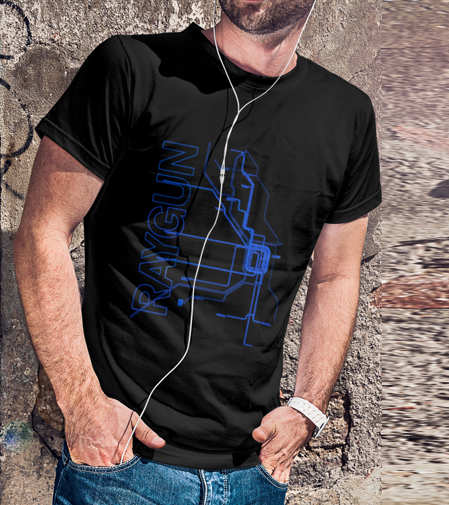 RAYGUN Chicago L Train Map T-Shirt
