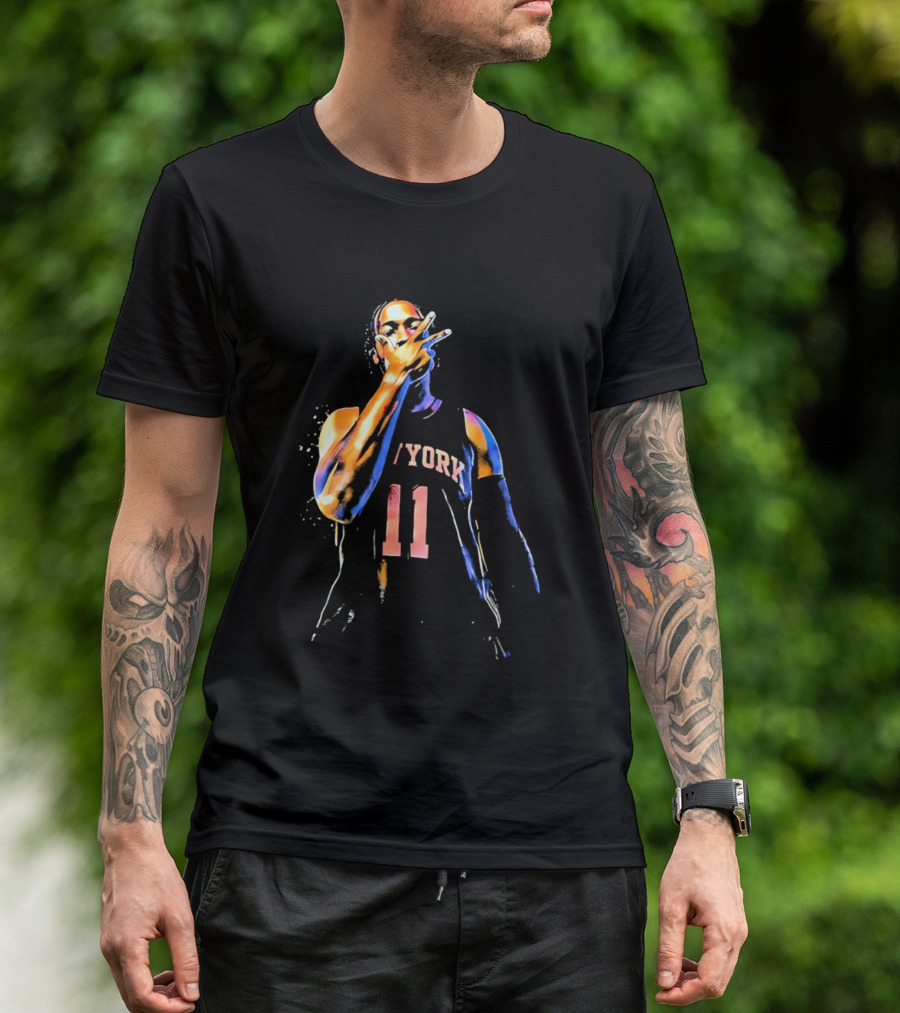 Ben Stiller Wears Jalen Brunson New York 11 T-Shirt