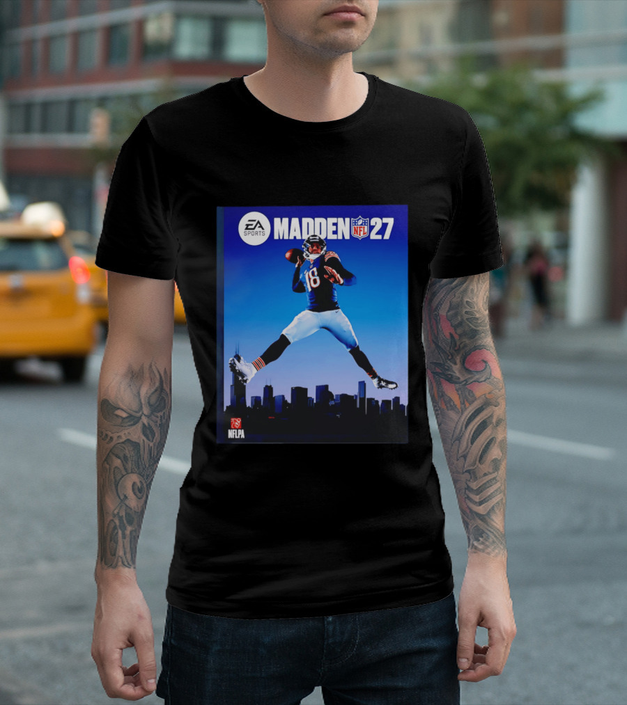 EA Sports Madden 27 NFL Chicago Bears Skyline NFLPA T-Shirt