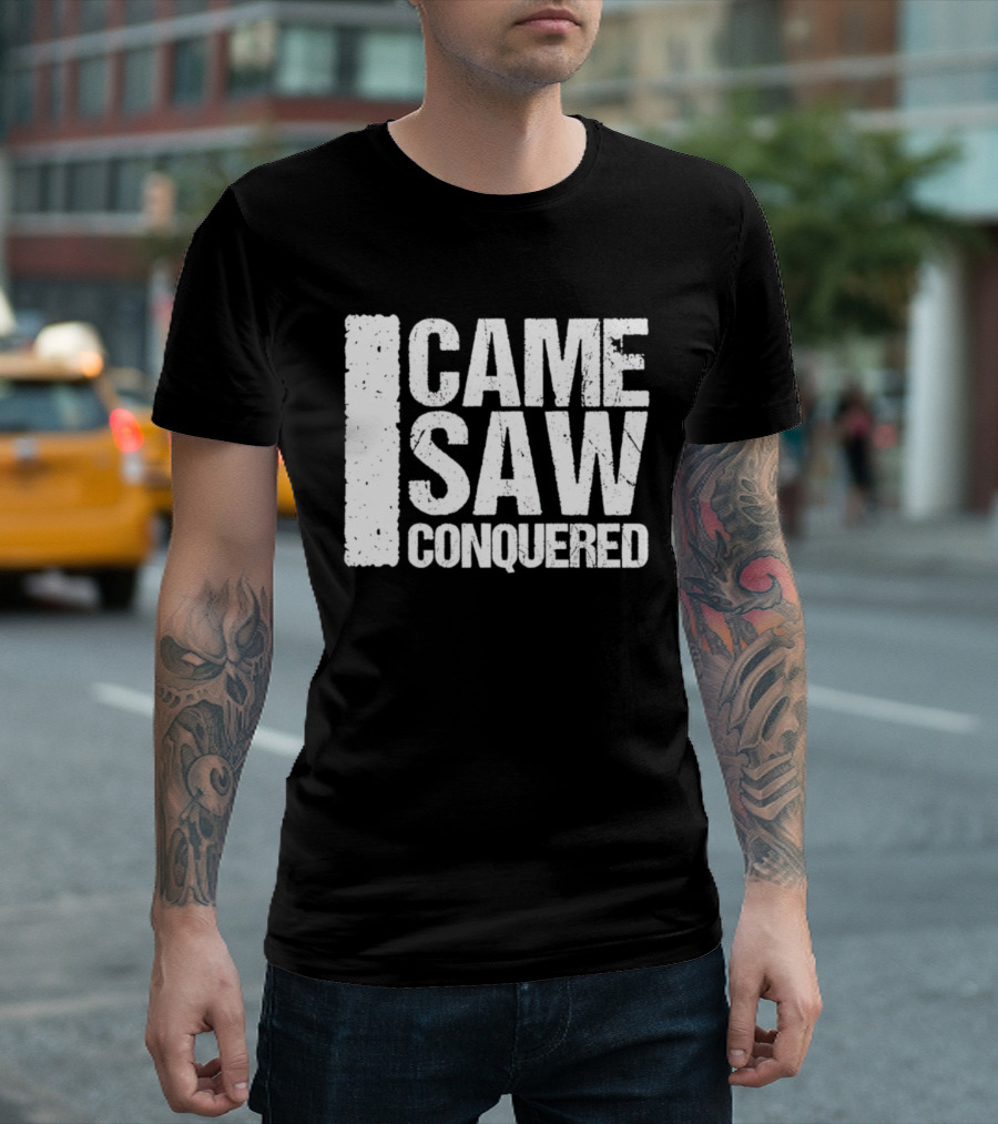 Came Saw Conquered Veni Vidi Vici Julius Caesar History Rome Latin T-Shirt