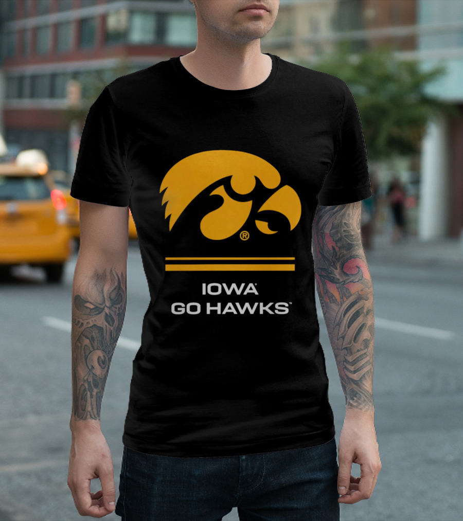 Iowa Hawkeyes Go Hawks T-Shirt