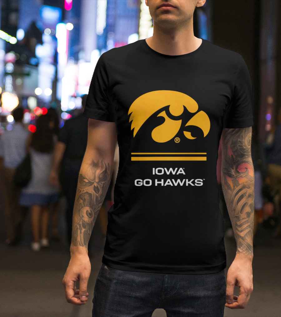 Iowa Hawkeyes Go Hawks T-Shirt