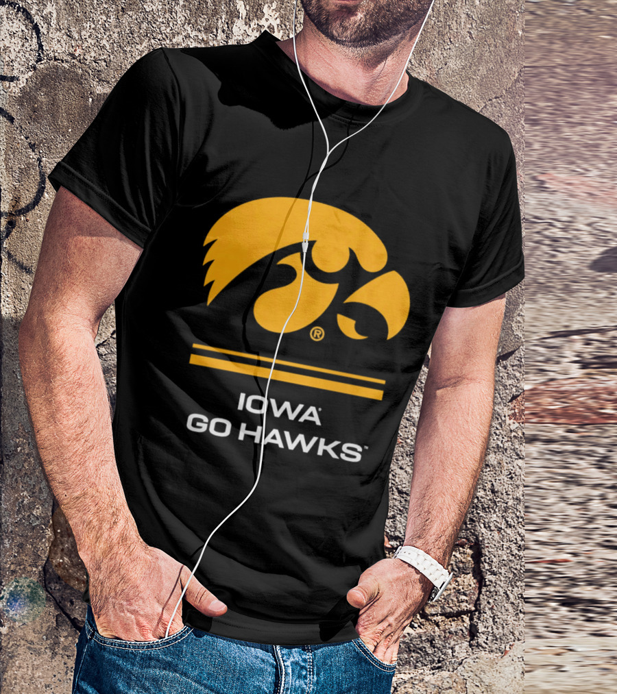 Iowa Hawkeyes Go Hawks T-Shirt