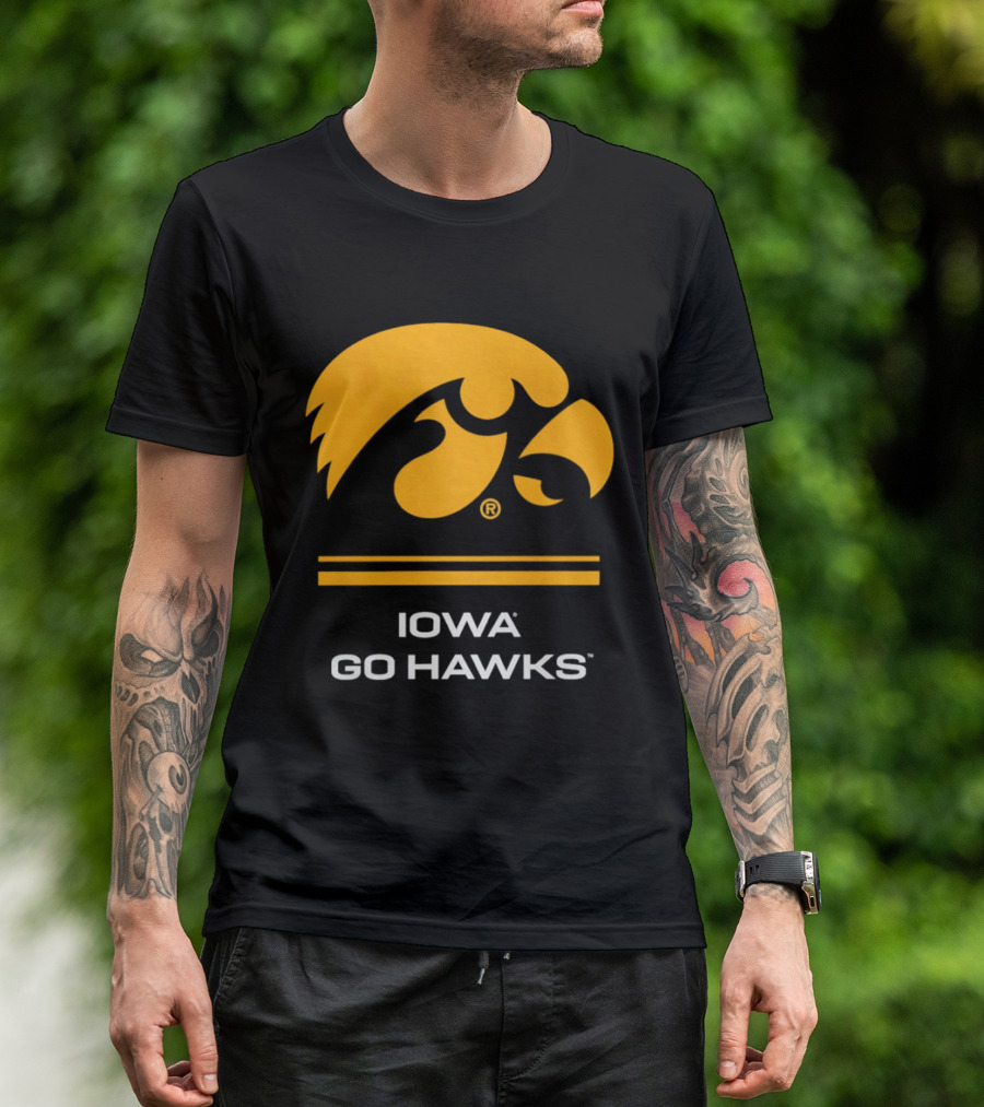 Iowa Hawkeyes Go Hawks T-Shirt