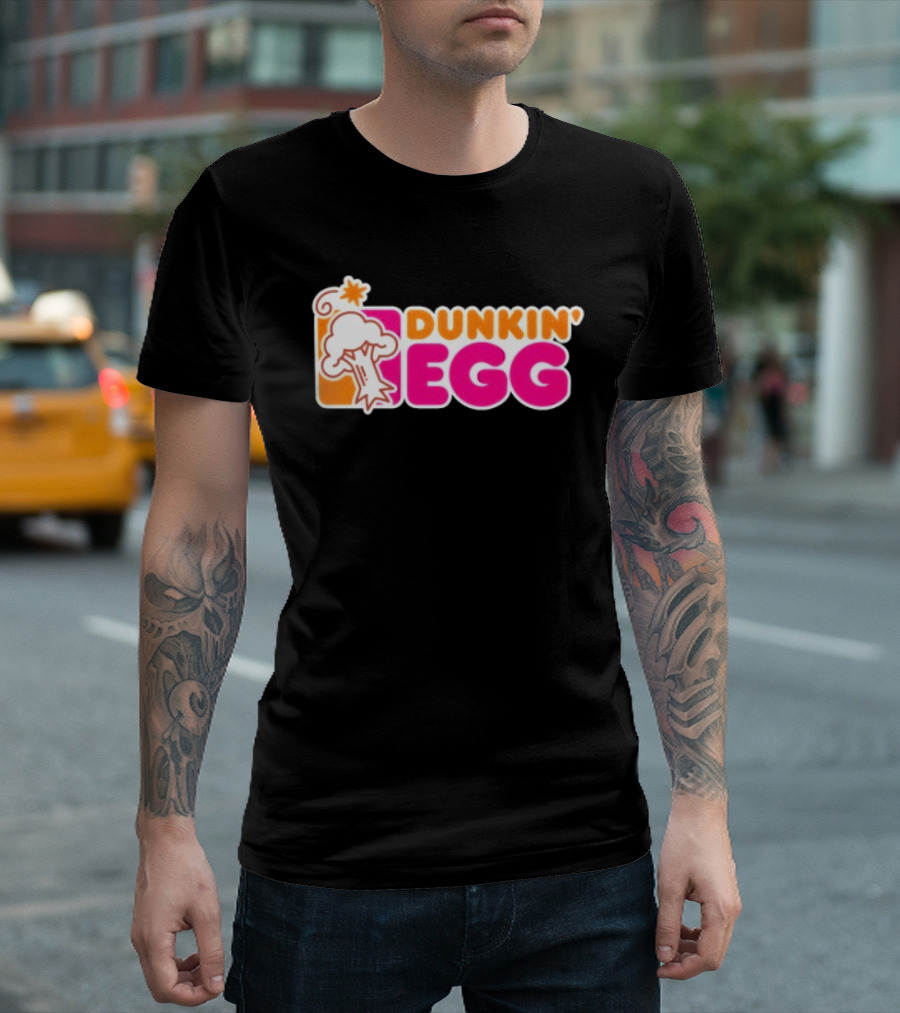 Dunkin' Egg Dunkin' Donuts Tree Explosion T-Shirt
