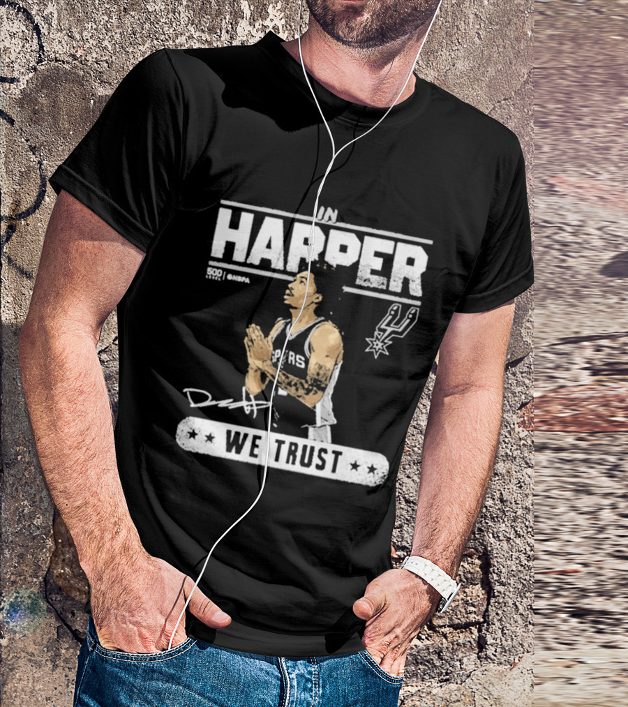 San Antonio Spurs Harper We Trust T-Shirt