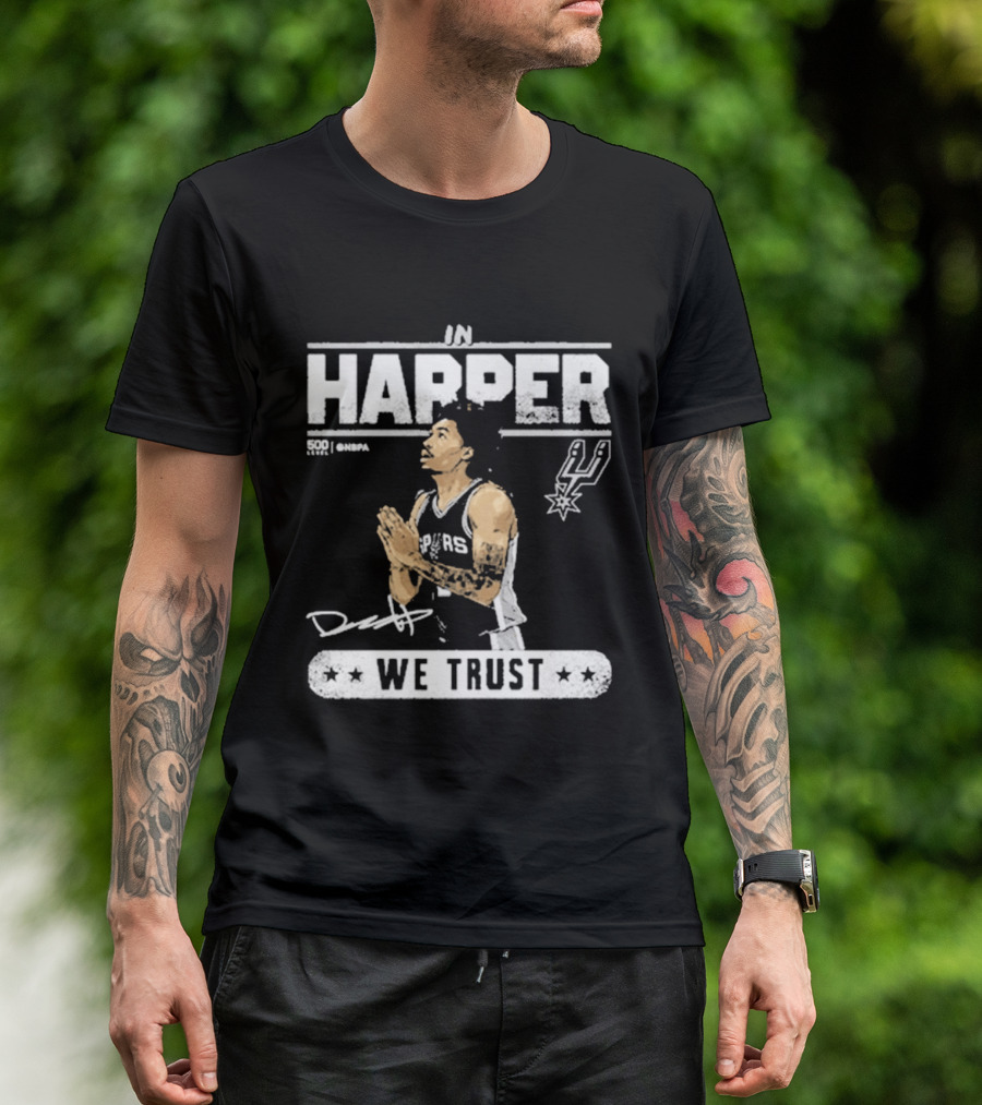 San Antonio Spurs Harper We Trust T-Shirt