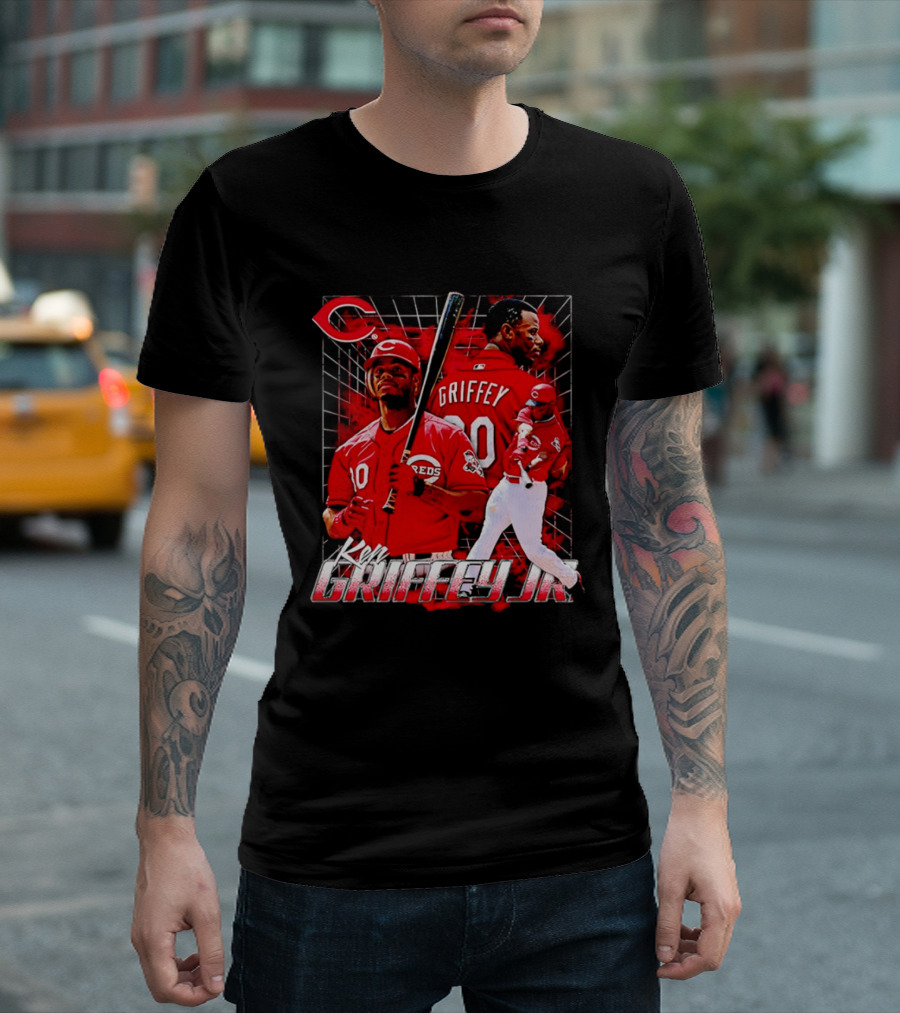 Ken Griffey Jr Cincinnati Reds Baseball Player 30 Reds Griffey T-Shirt