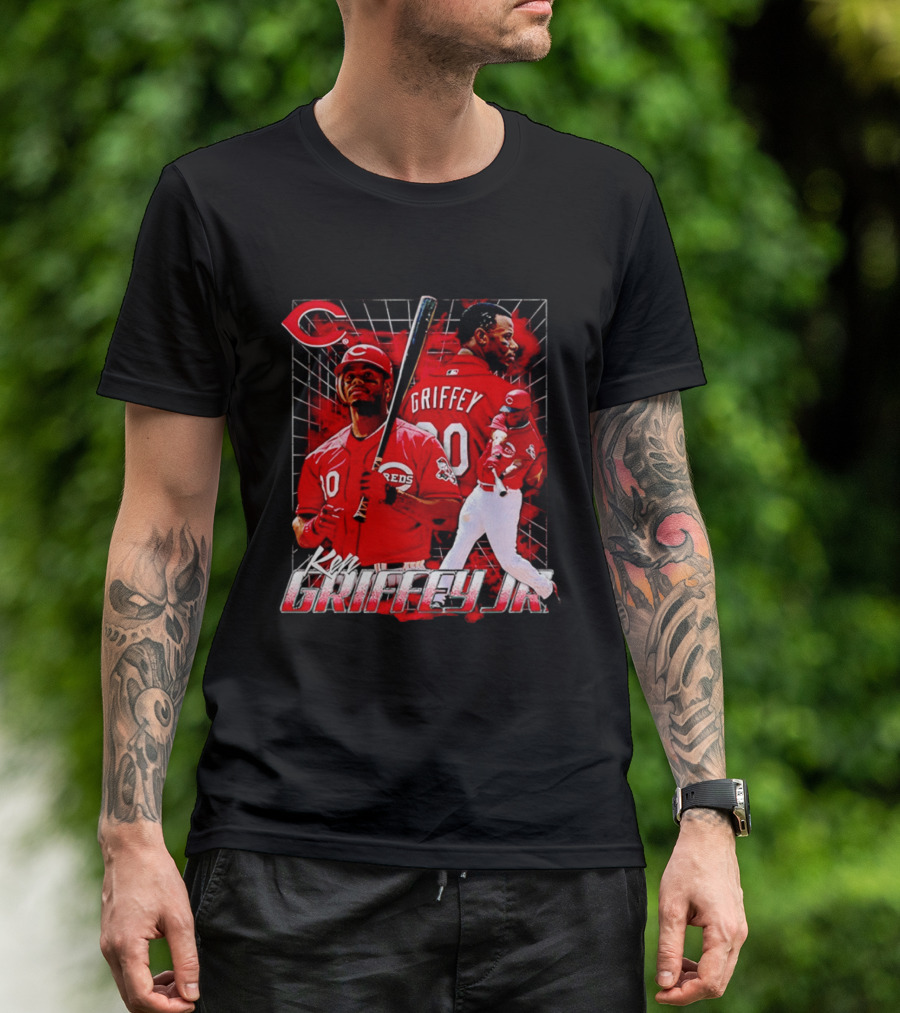Ken Griffey Jr Cincinnati Reds Baseball Player 30 Reds Griffey T-Shirt