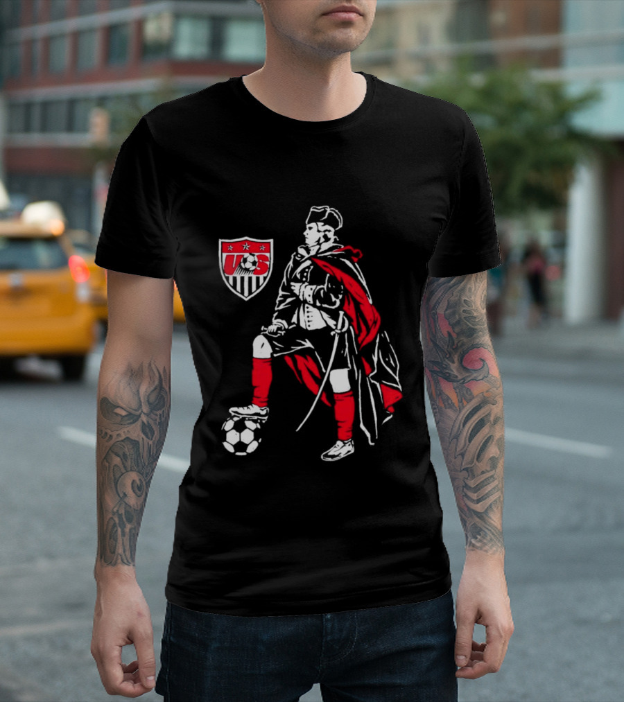 George Washington US Soccer 500 Level GV Cotton Iconic Sports T-Shirt