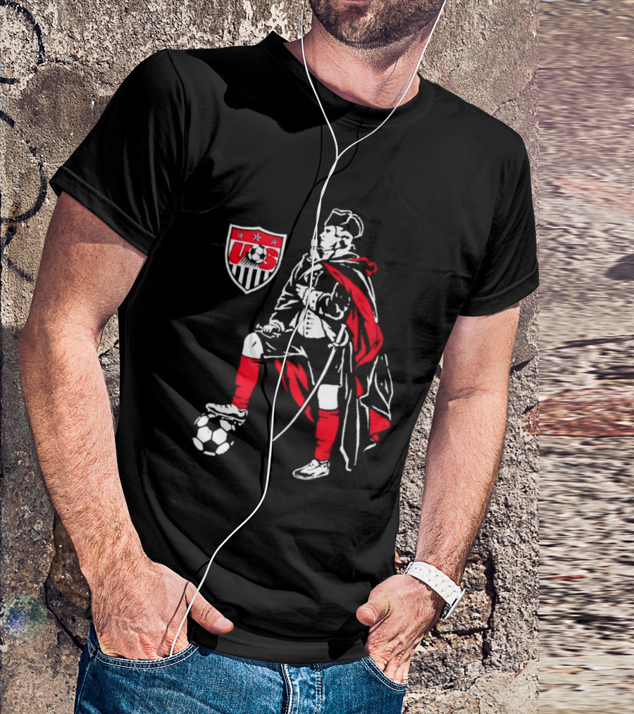 George Washington US Soccer 500 Level GV Cotton Iconic Sports T-Shirt