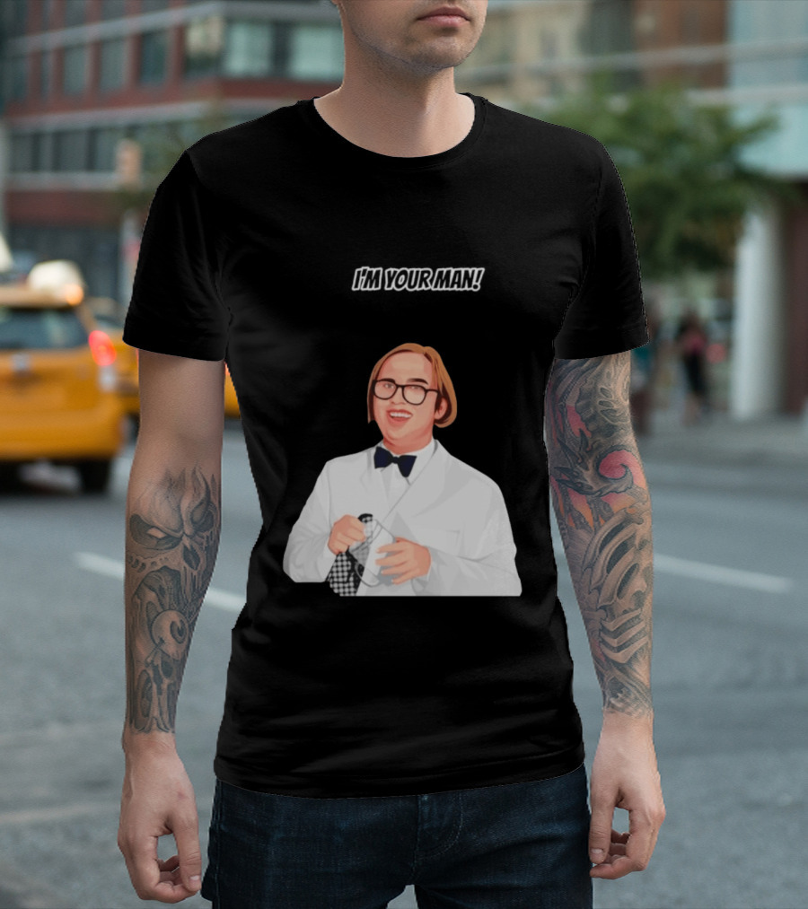 Max And Paddy I Am Your Man Bow Tie White Jacket T-Shirt