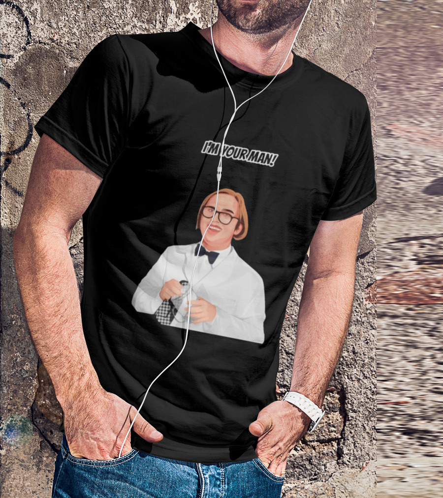 Max And Paddy I Am Your Man Bow Tie White Jacket T-Shirt