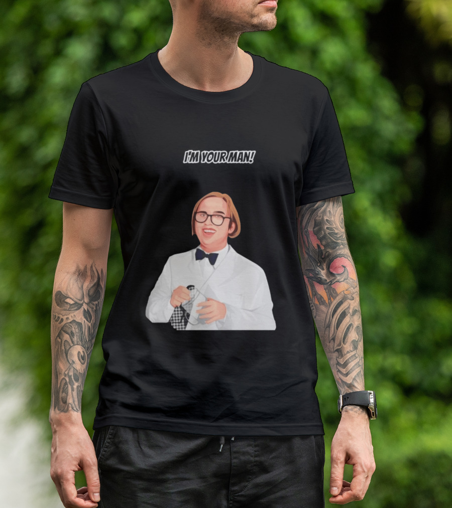 Max And Paddy I Am Your Man Bow Tie White Jacket T-Shirt