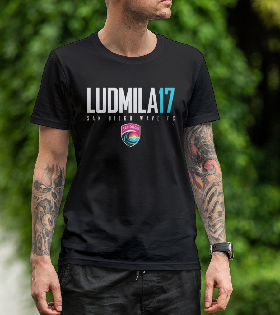 Ludmila 17 San Diego Wave FC San Diego Wave T-Shirt