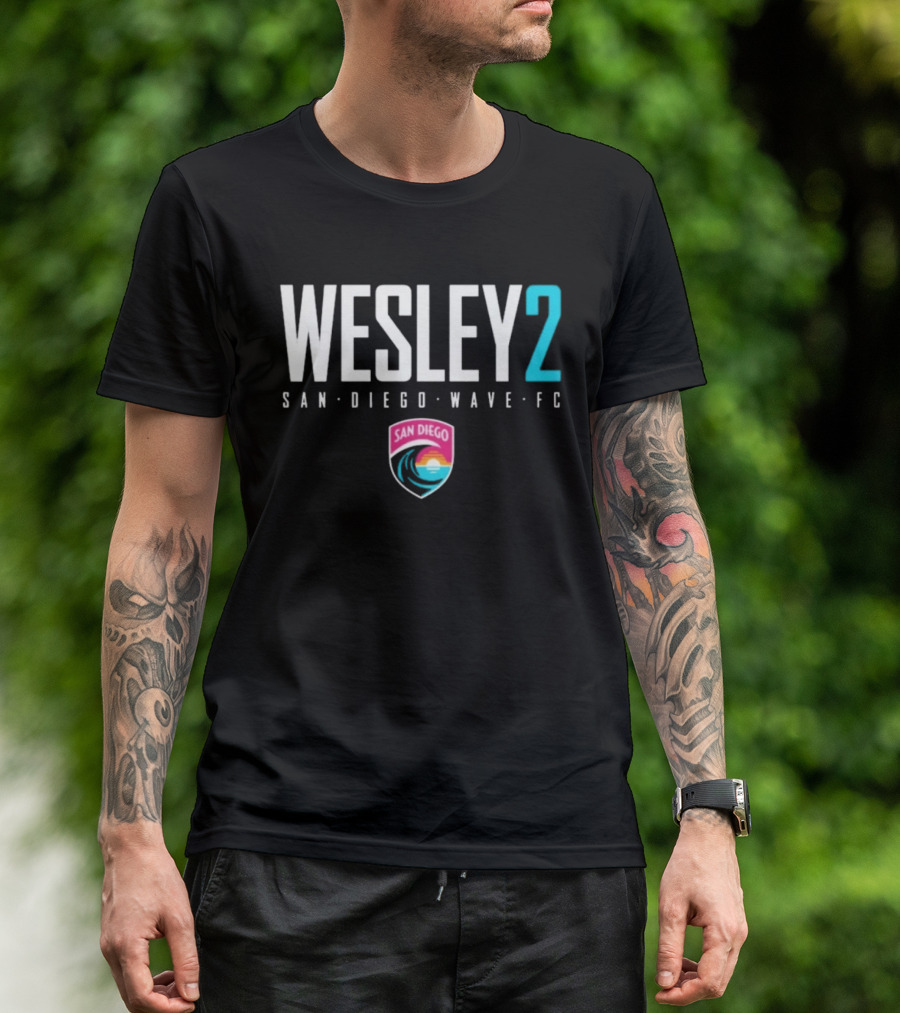 Wesley 2 San Diego Wave FC San Diego T-Shirt