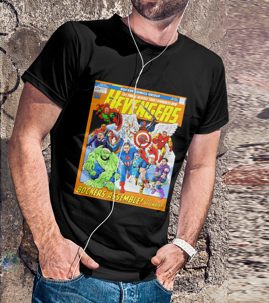 New York Knicks Bocker Comics Finals Revenge Tour Bockers Assemble T-Shirt