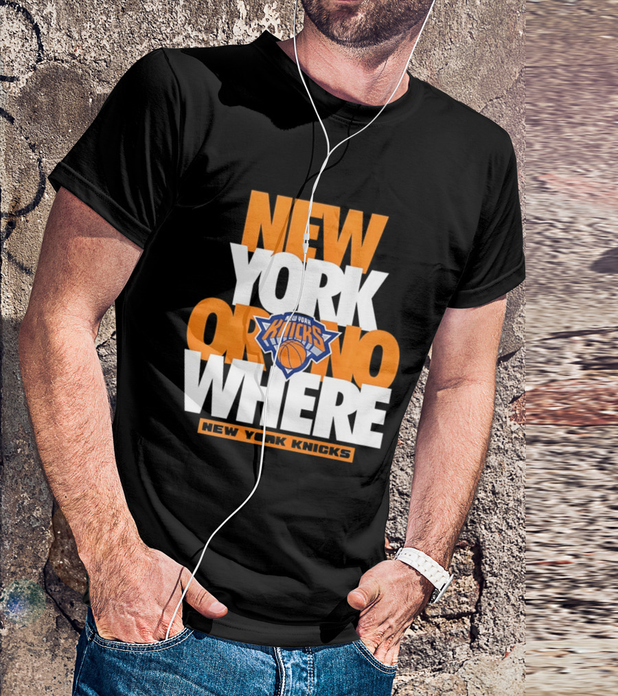New York Knicks Basketball New York Or Nowhere 2026 T-Shirt