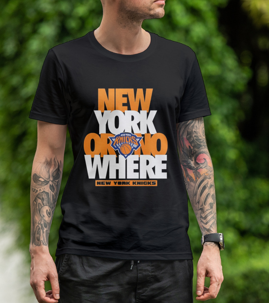 New York Knicks Basketball New York Or Nowhere 2026 T-Shirt