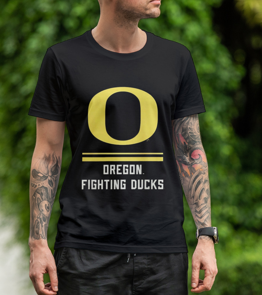 Oregon Fighting Ducks Yellow O T-Shirt