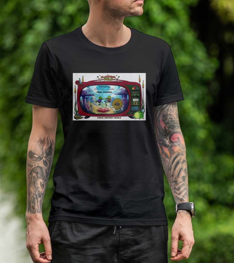 Primus Claypool Lennon Delirium Frog Brigade Tour Cleveland June 2 2026 T-Shirt