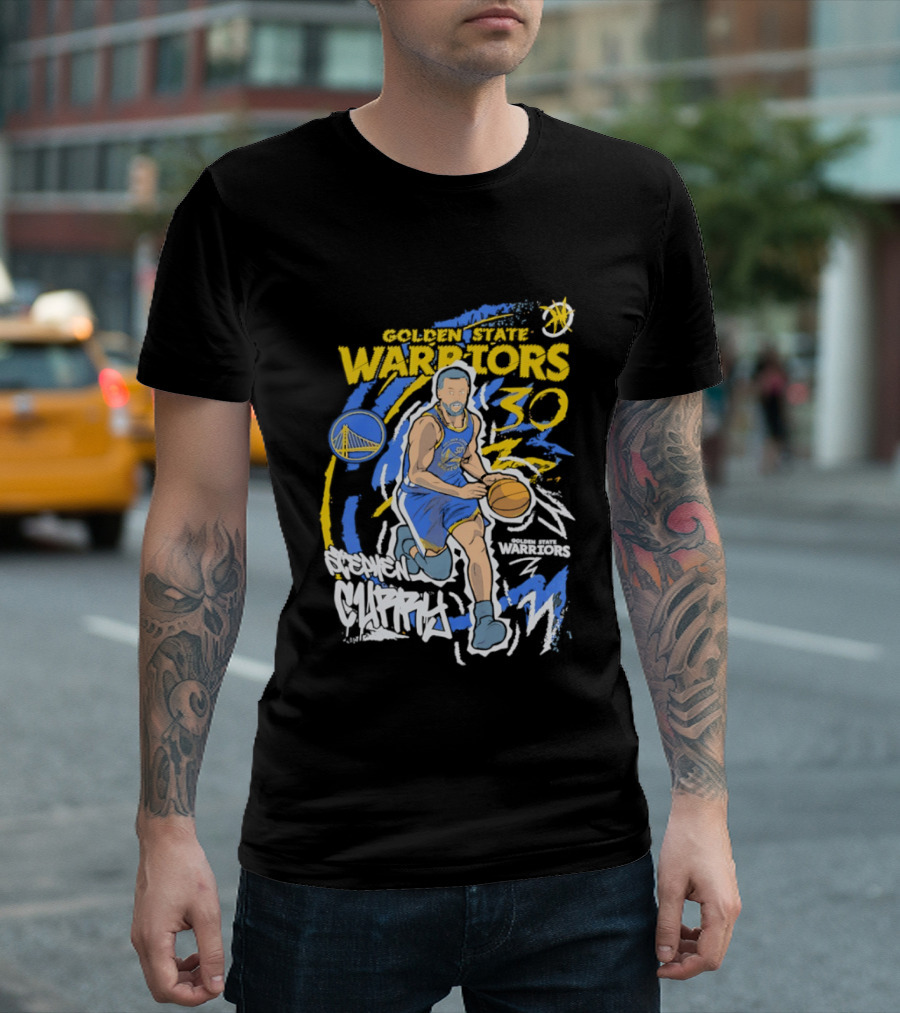 Golden State Warriors Stephen Curry 30 Basketball Player T-Shirt