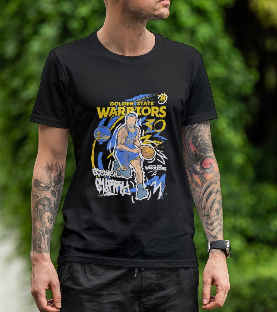 Golden State Warriors Stephen Curry 30 Basketball Player T-Shirt
