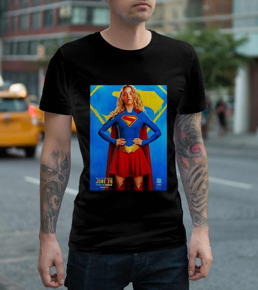 DC Studios Supergirl Movie June 26 Theaters Imax T-Shirt
