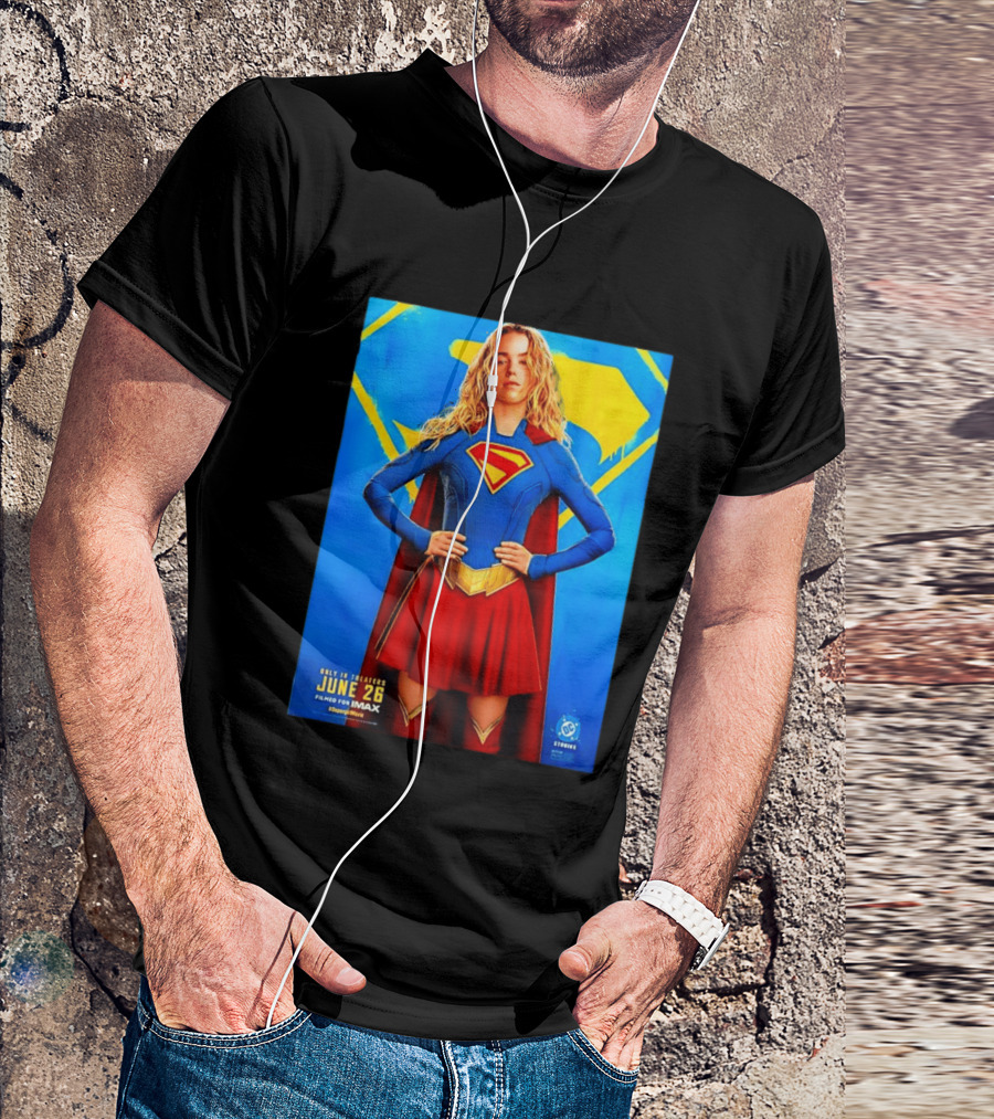 DC Studios Supergirl Movie June 26 Theaters Imax T-Shirt