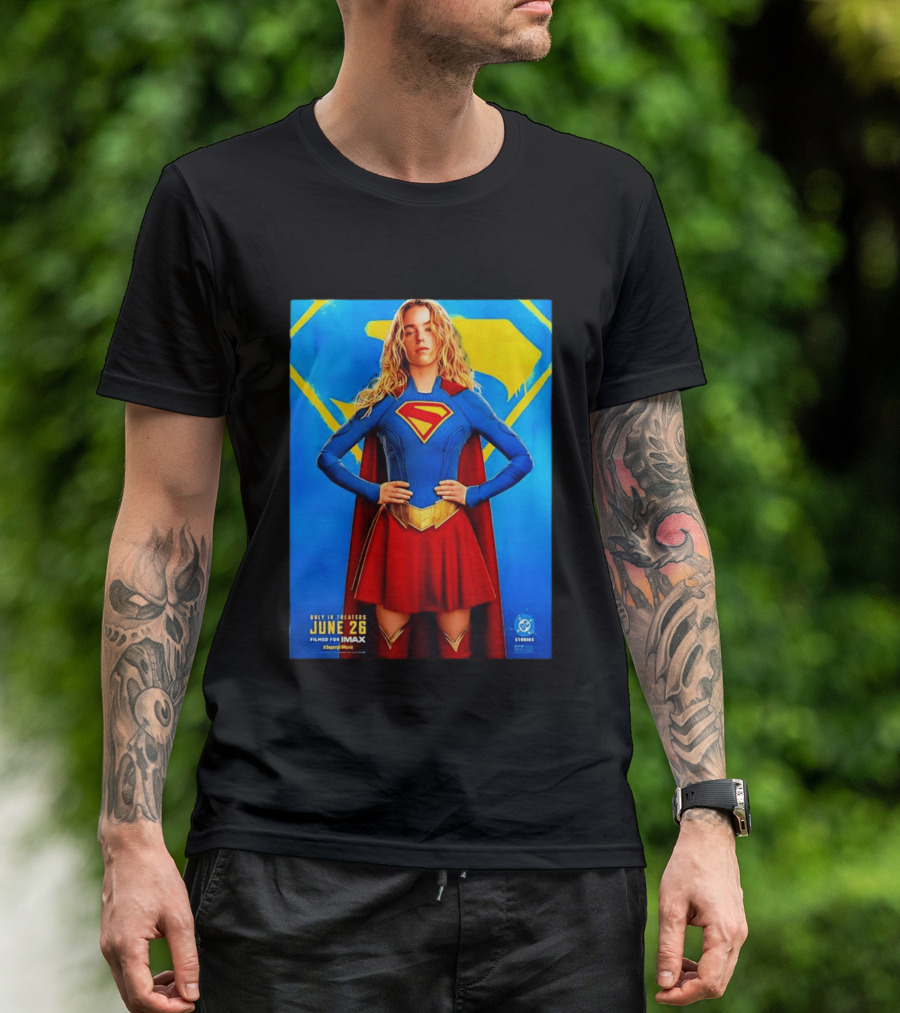 DC Studios Supergirl Movie June 26 Theaters Imax T-Shirt