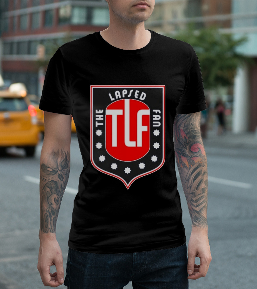 The Lapsed Fan TLF Wrestling Sports Shield T-Shirt