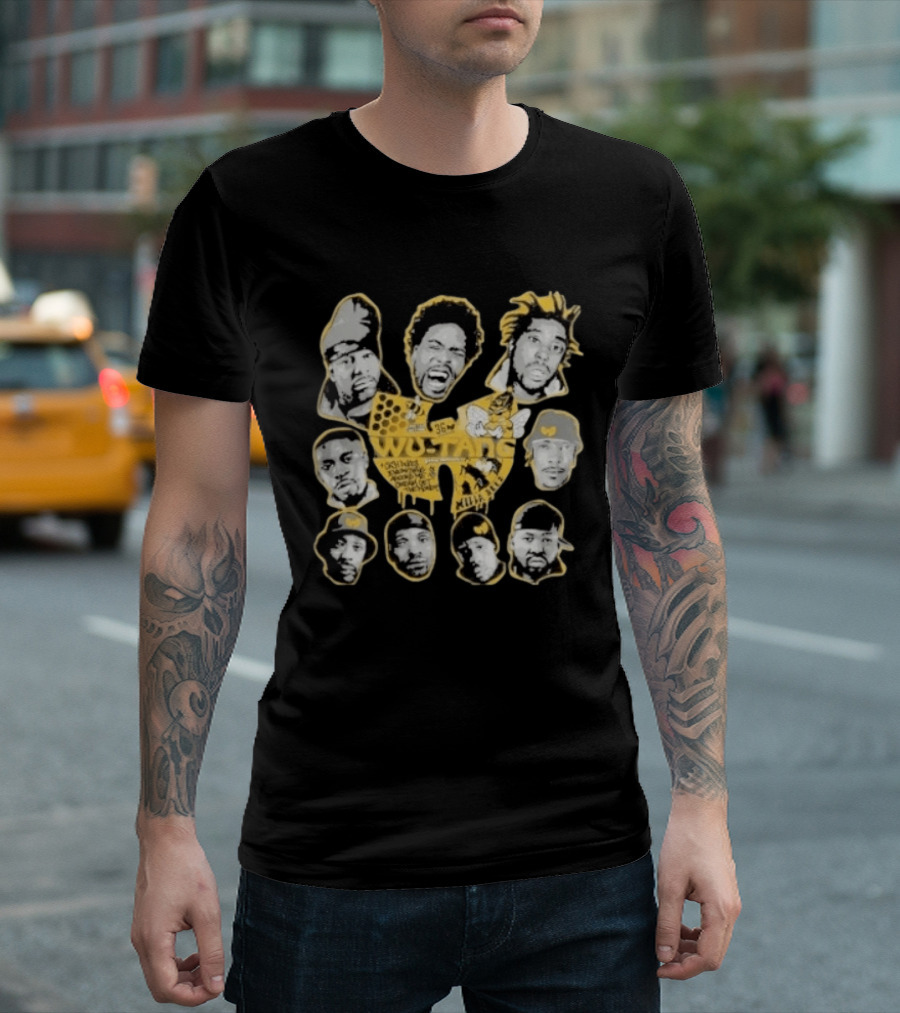 Wu Tang Clan The Final Chamber Tour 2026 Iconic Members Collage 36th Chamber T-Shirt