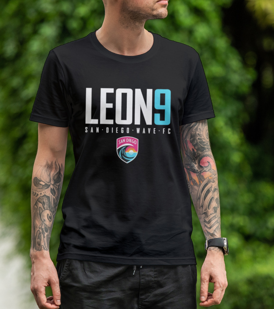 Adriana Leon 9 San Diego Wave FC T-Shirt