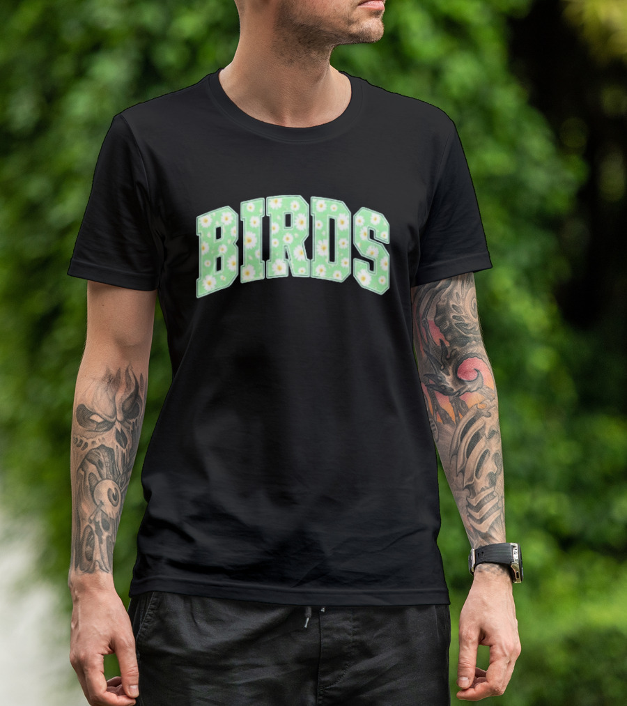 Birds Kelly Green Philadelphia Football Daisy T-Shirt