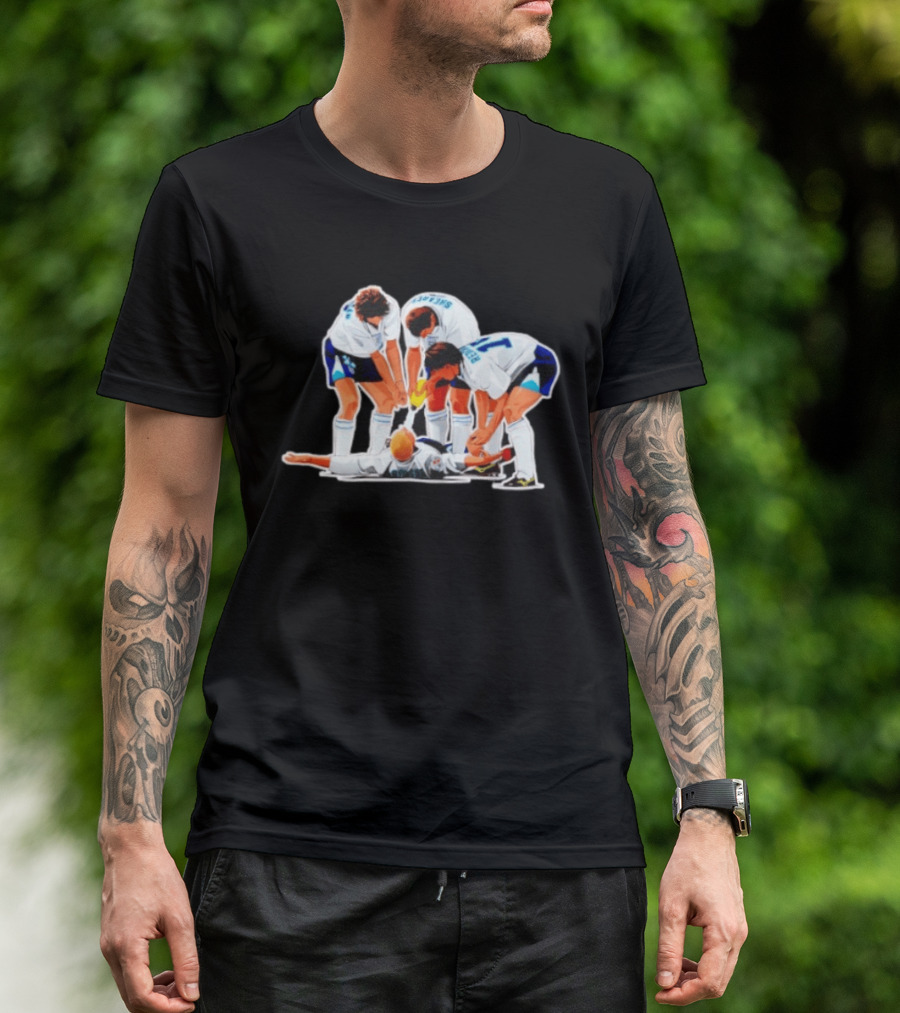 England Euro '96 Football Players Celebration Iconic Moment T-Shirt