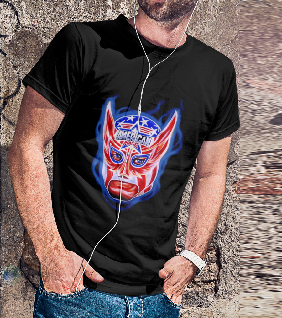Cody Rhodes American Made Luchador Mask Star Spangled T-Shirt