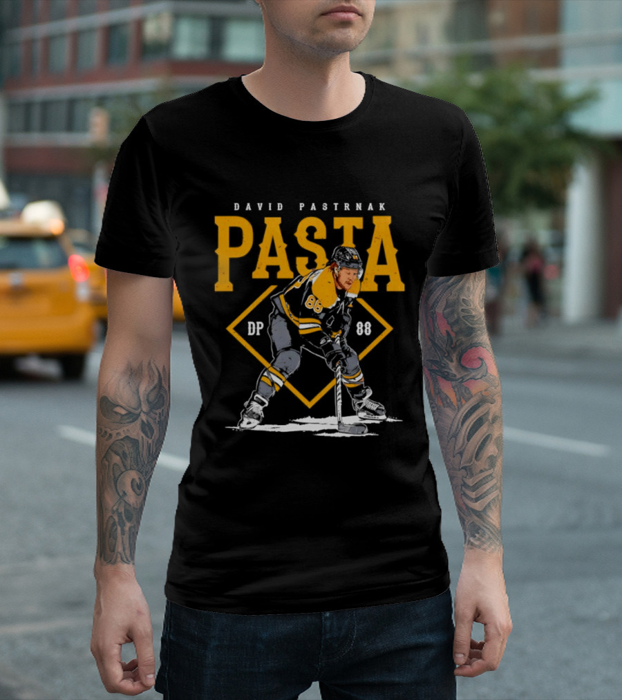 David Pastrnak Pasta BP 88 Boston Bruins NHL Player T-Shirt