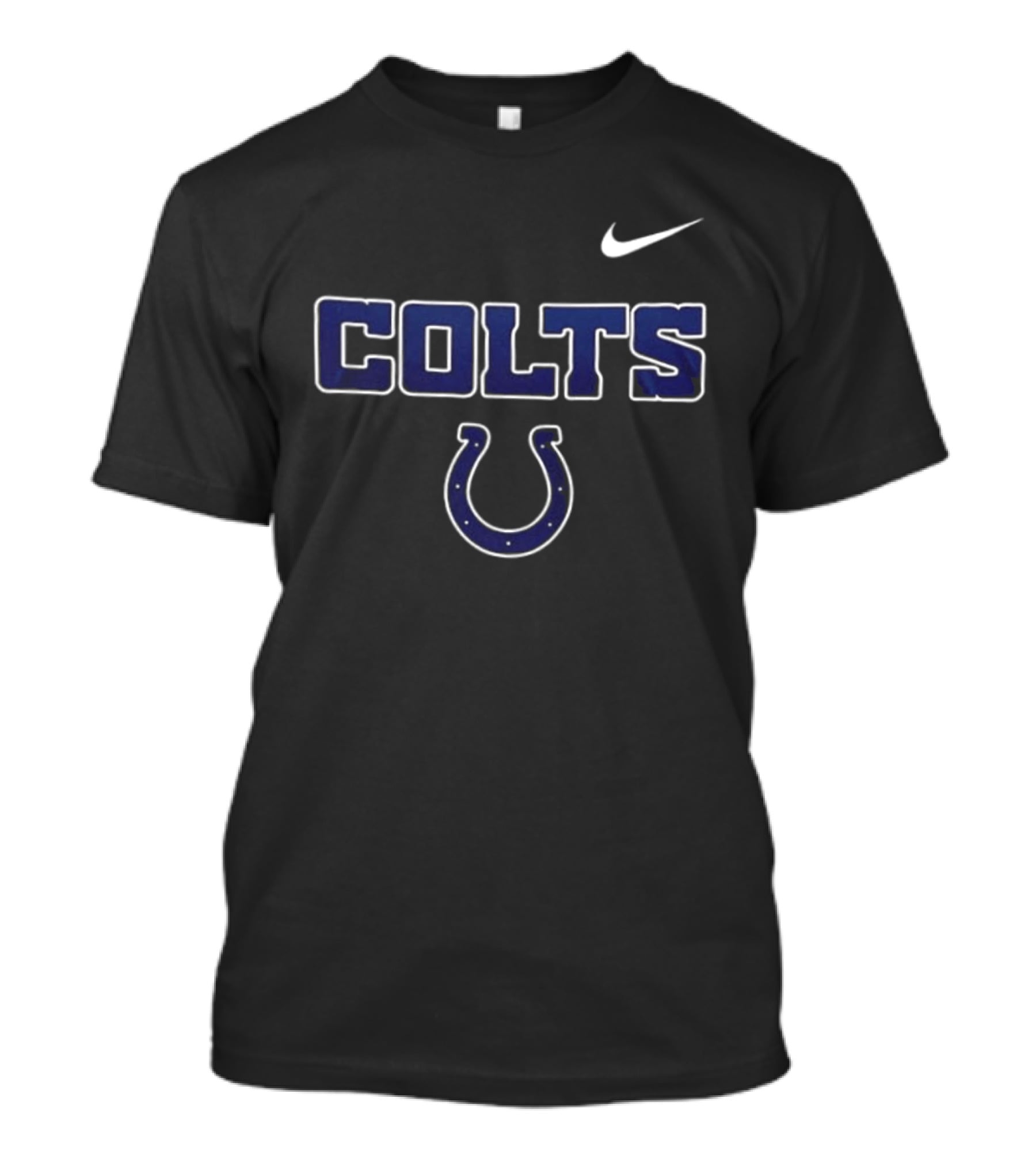 Indianapolis Colts Nike Skeleton Blue Colla American Proud Mechanic T-Shirt
