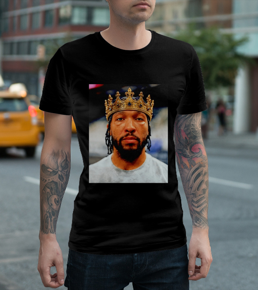 Jalen Brunson King New York Knicks Crown T-Shirt