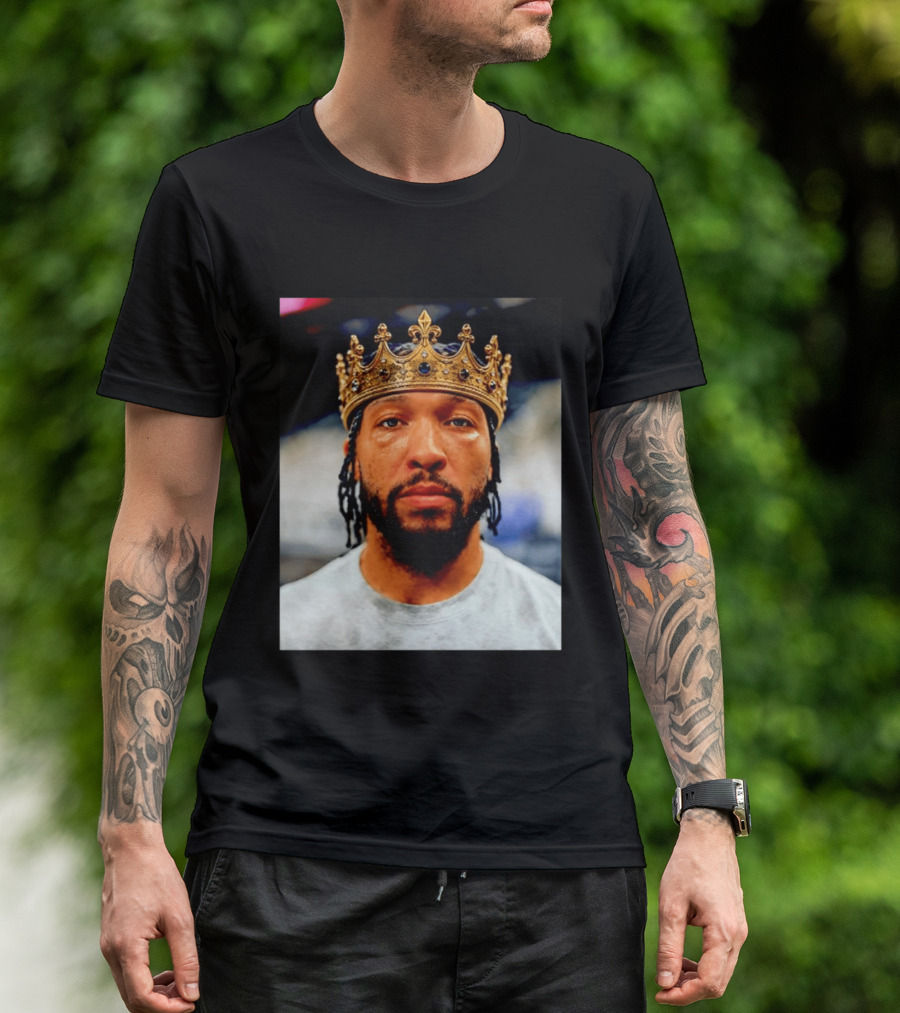 Jalen Brunson King New York Knicks Crown T-Shirt