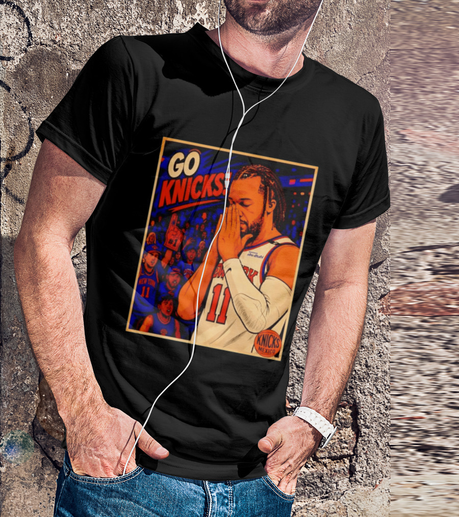 GO KNICKS Jalen Brunson New York Knicks 11 Mexico T-Shirt