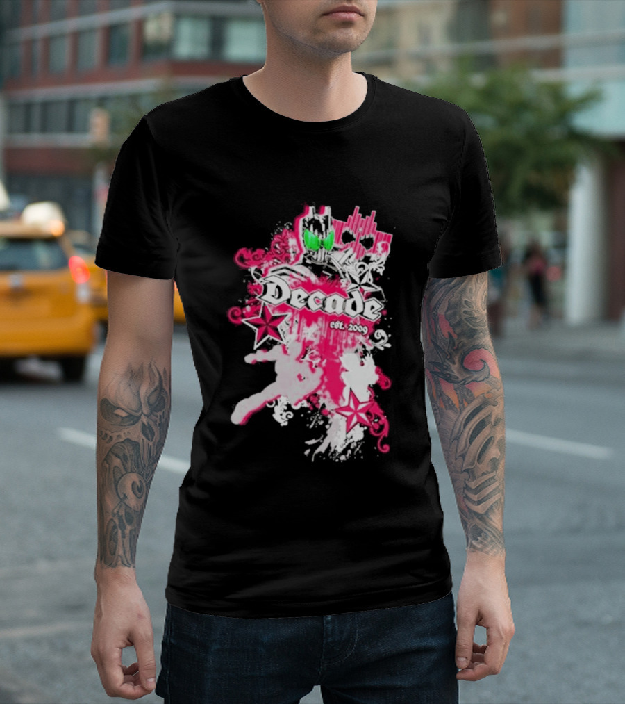 Kamen Rider Decade Est 2009 Heroic Starburst Adventure T-Shirt