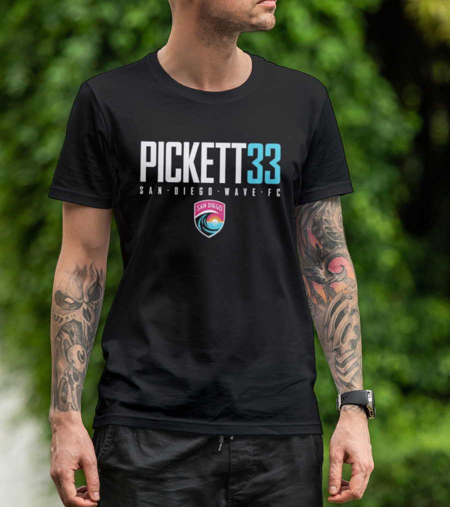 Kiki Pickett 33 San Diego Wave FC T-Shirt