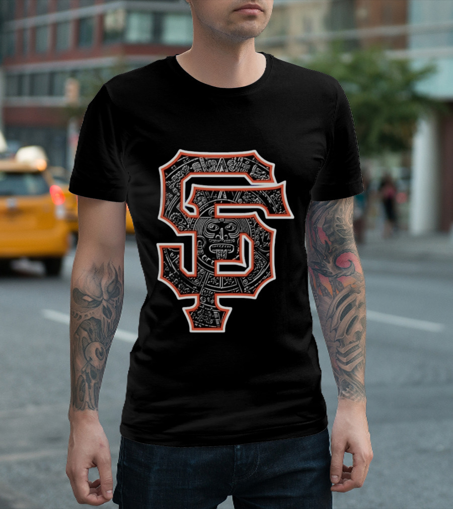 San Francisco SF Aztec Calendar T-Shirt
