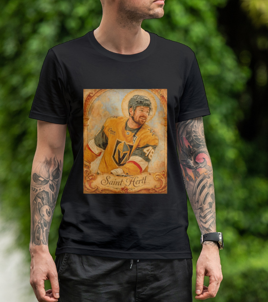 Tomas Hertl Vegas Golden Knights Saint Hertl NHL Circa Sports T-Shirt
