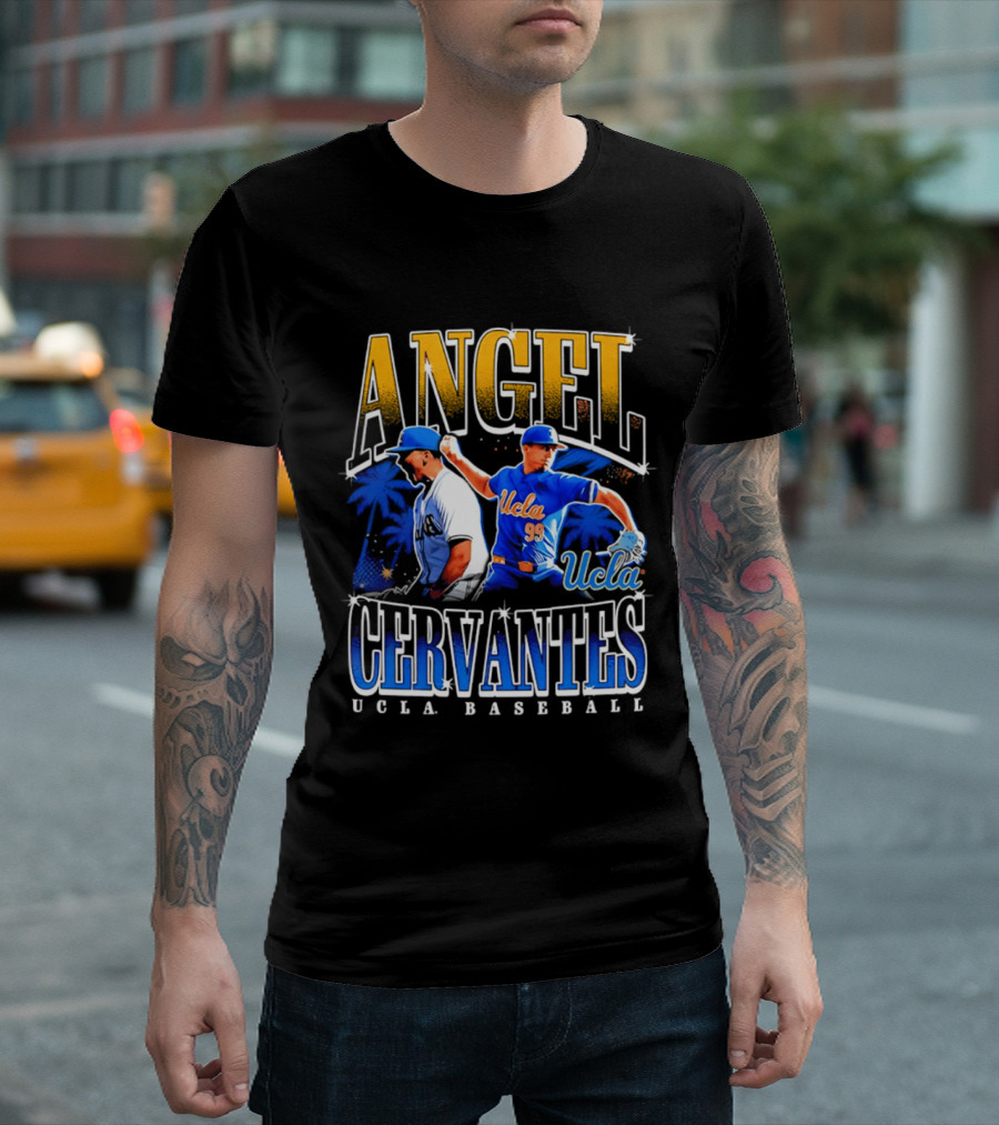 Ucla Baseball Angel Cervantes Player T-Shirt