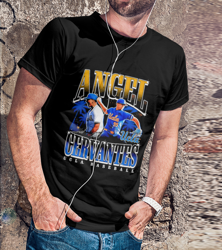 Ucla Baseball Angel Cervantes Player T-Shirt