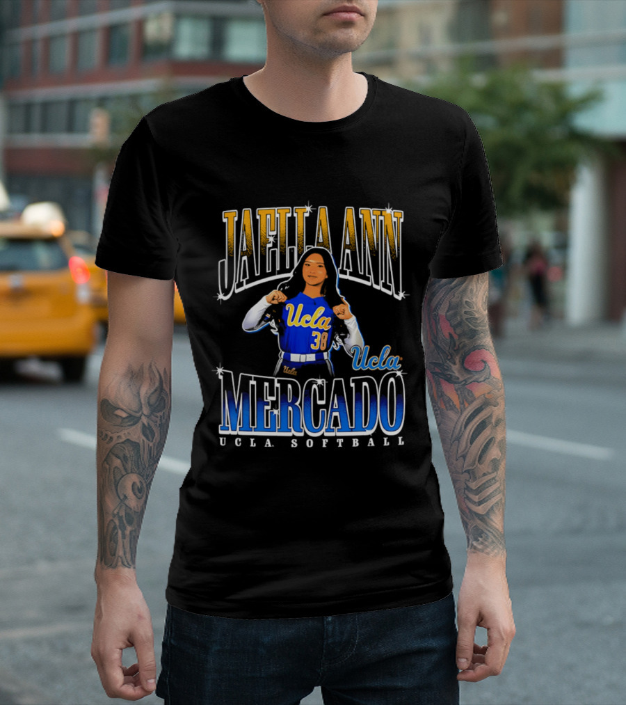 UCLA Softball Jaella Ann Mercado Number 38 T-Shirt
