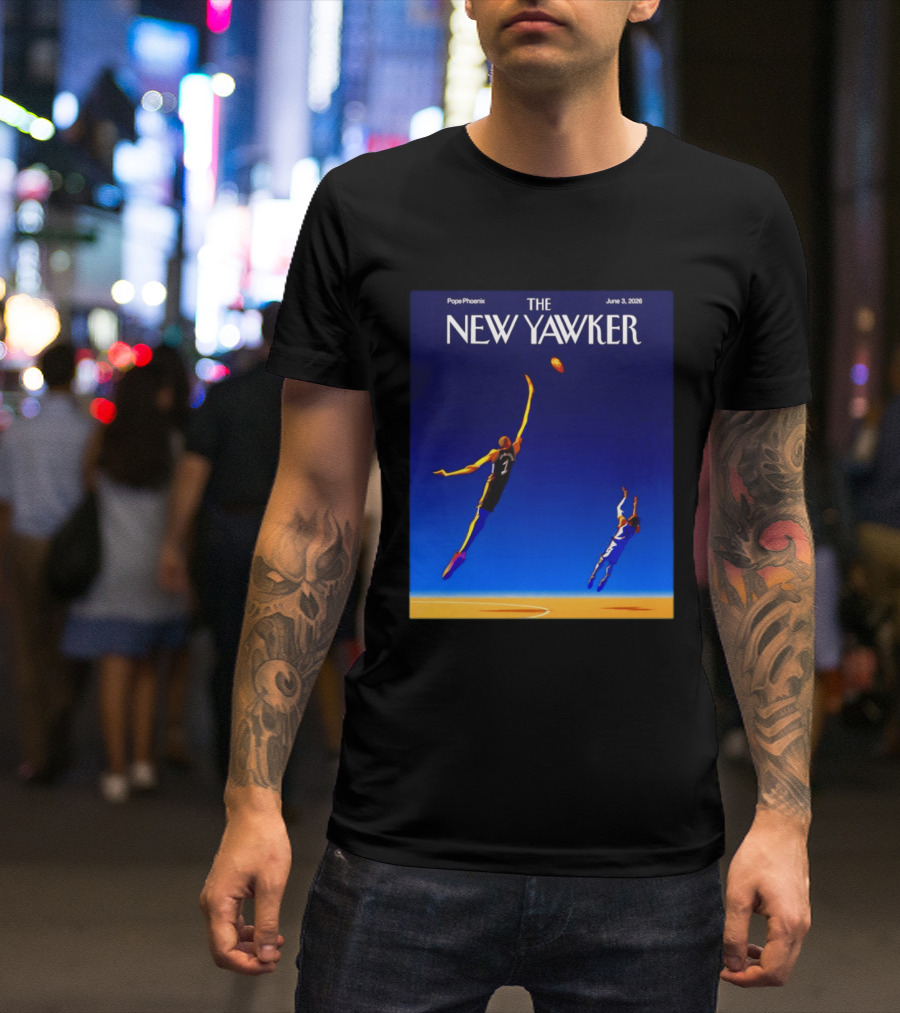 The New Yawker June 3 2026 Basketball Cover Pope Phoenix T-Shirt