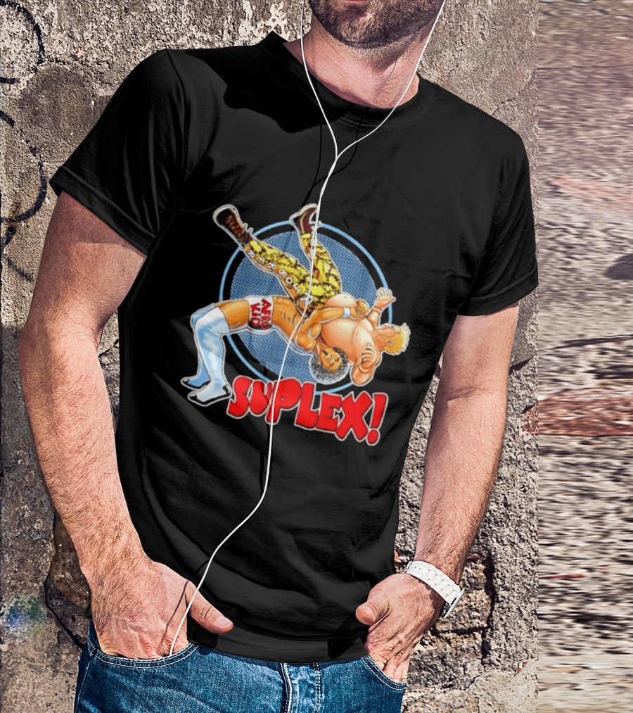 Afro Kid Wrestling Suplex Move T-Shirt